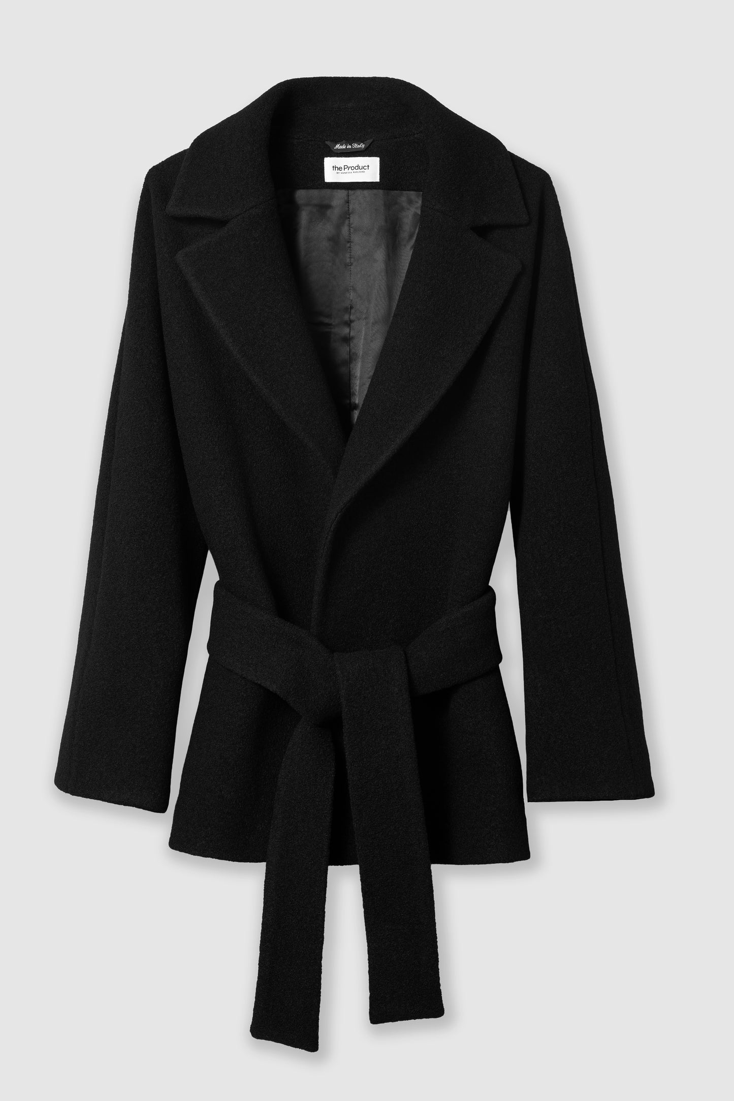 WMN WOOL COAT SHORT