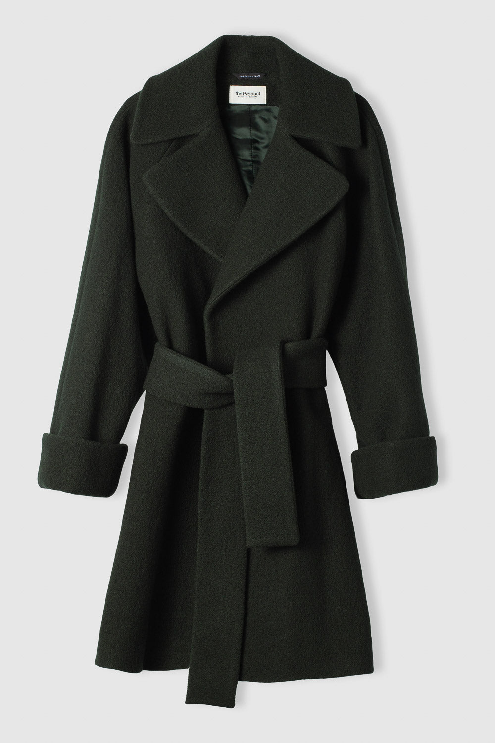 WMN WOOL COAT MID