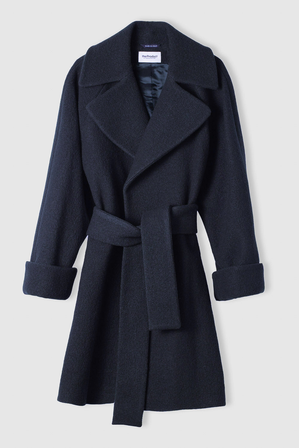 WMN WOOL COAT MID