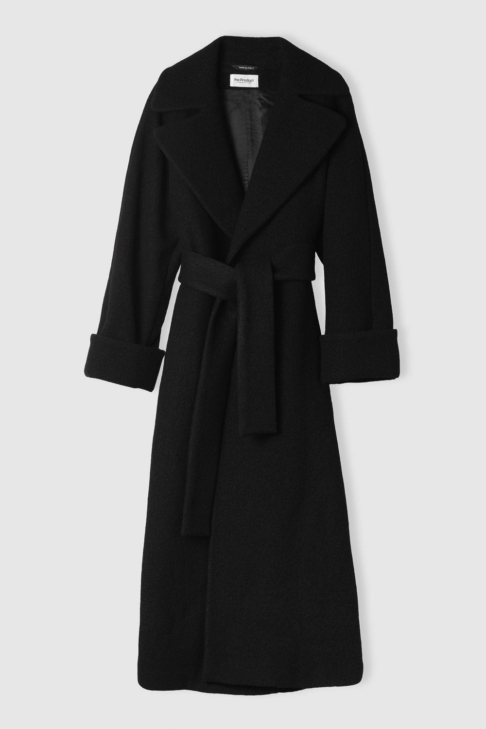 WMN WOOL COAT LONG