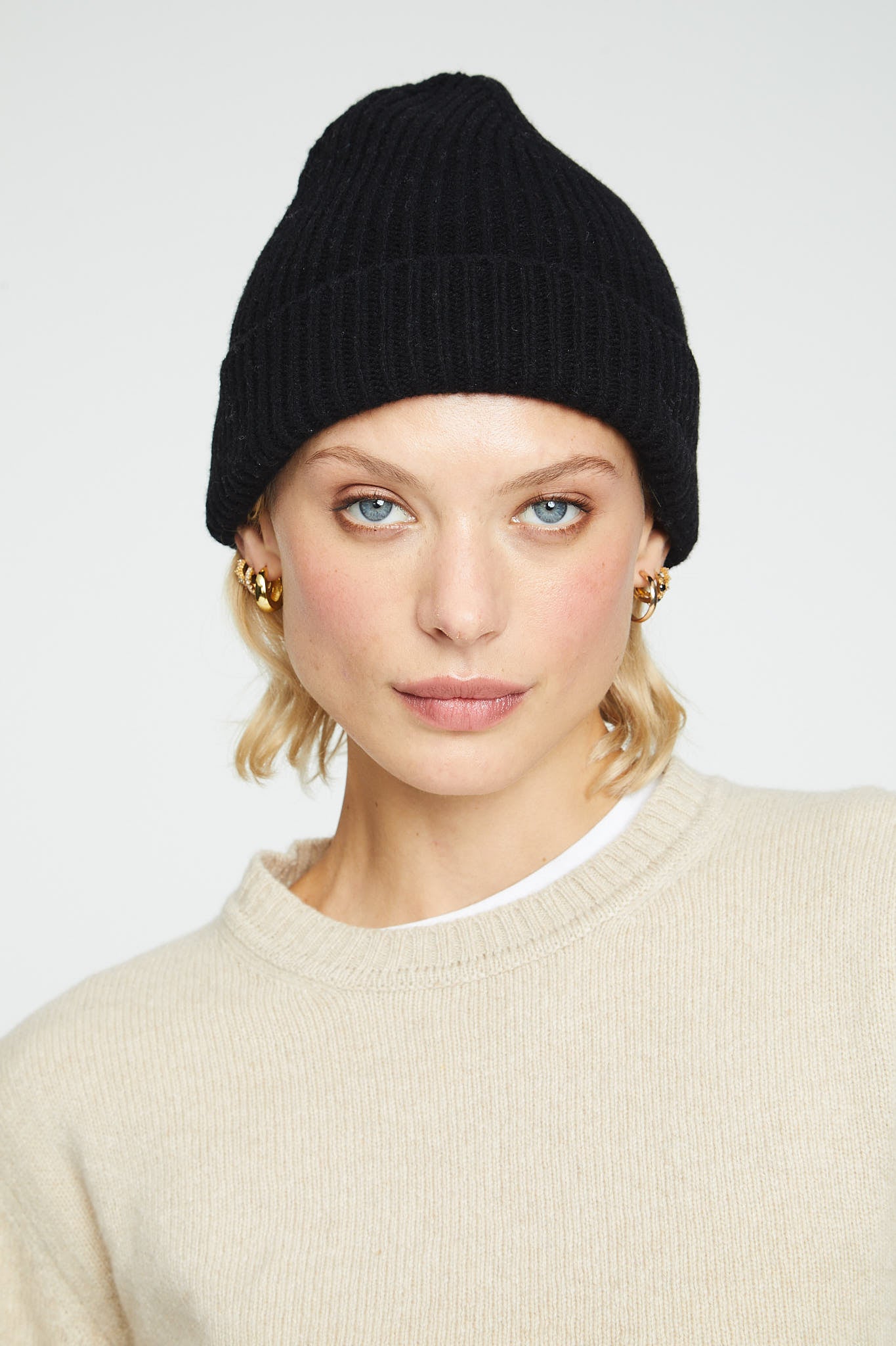 BEANIE CASHMERE 90 Black ONESIZE