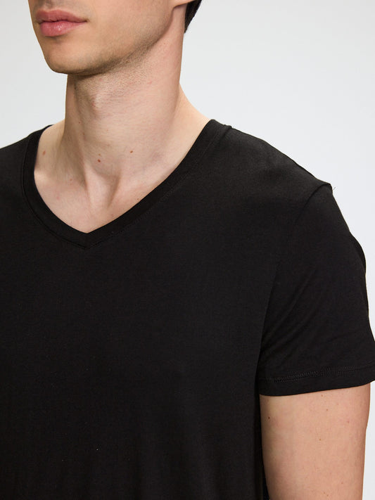 V-NECK BAMBOO T-SHIRT