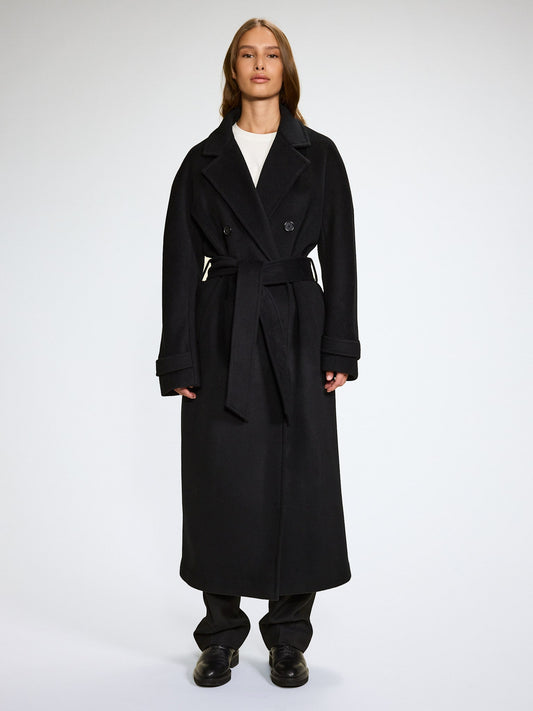 WMN DOUBLE BREASTED COAT