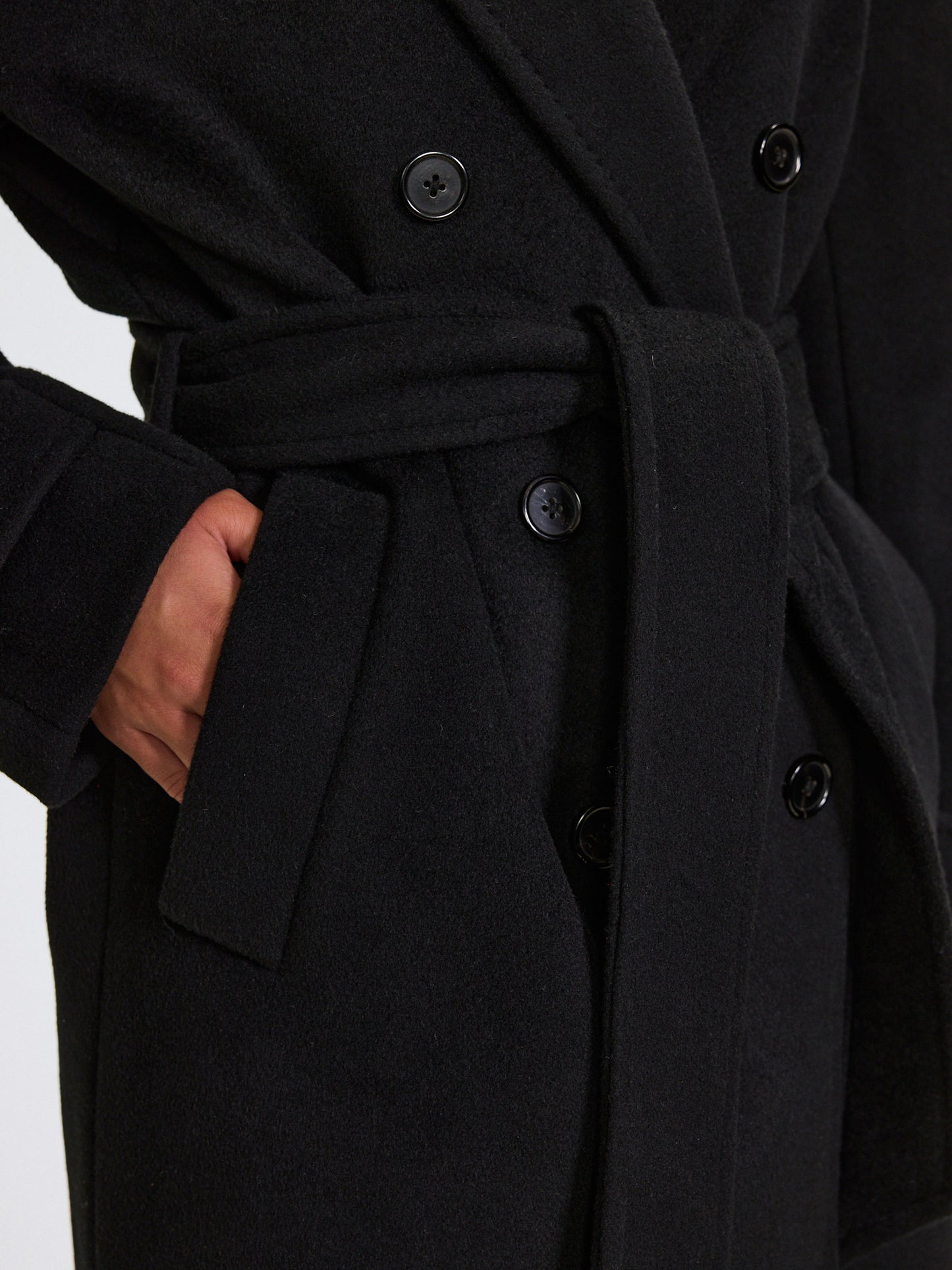 WMN DOUBLE BREASTED COAT
