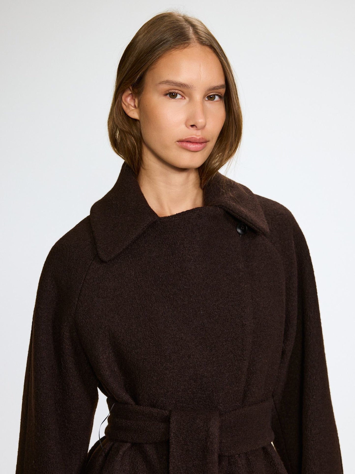 WMN WOOL COAT LONG