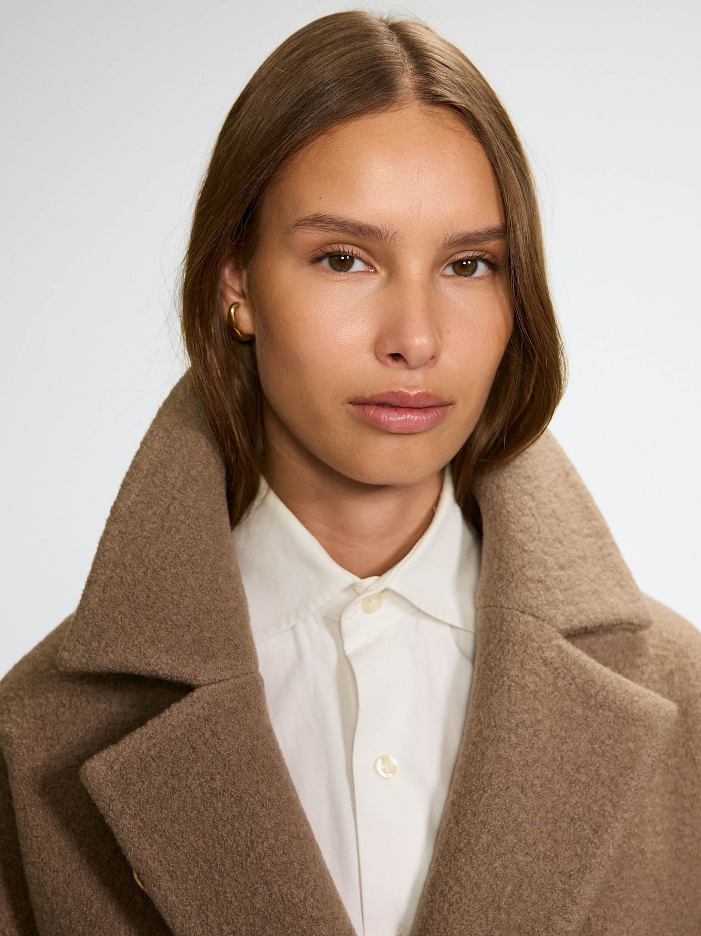 WMN WOOL COAT SHORT