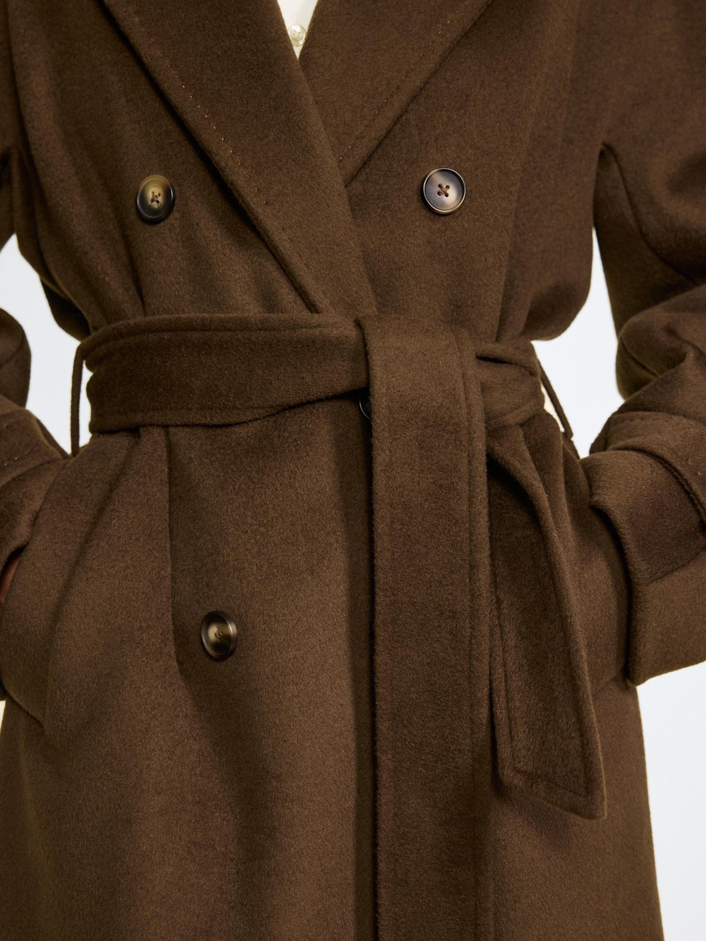 WMN DOUBLE BREASTED COAT
