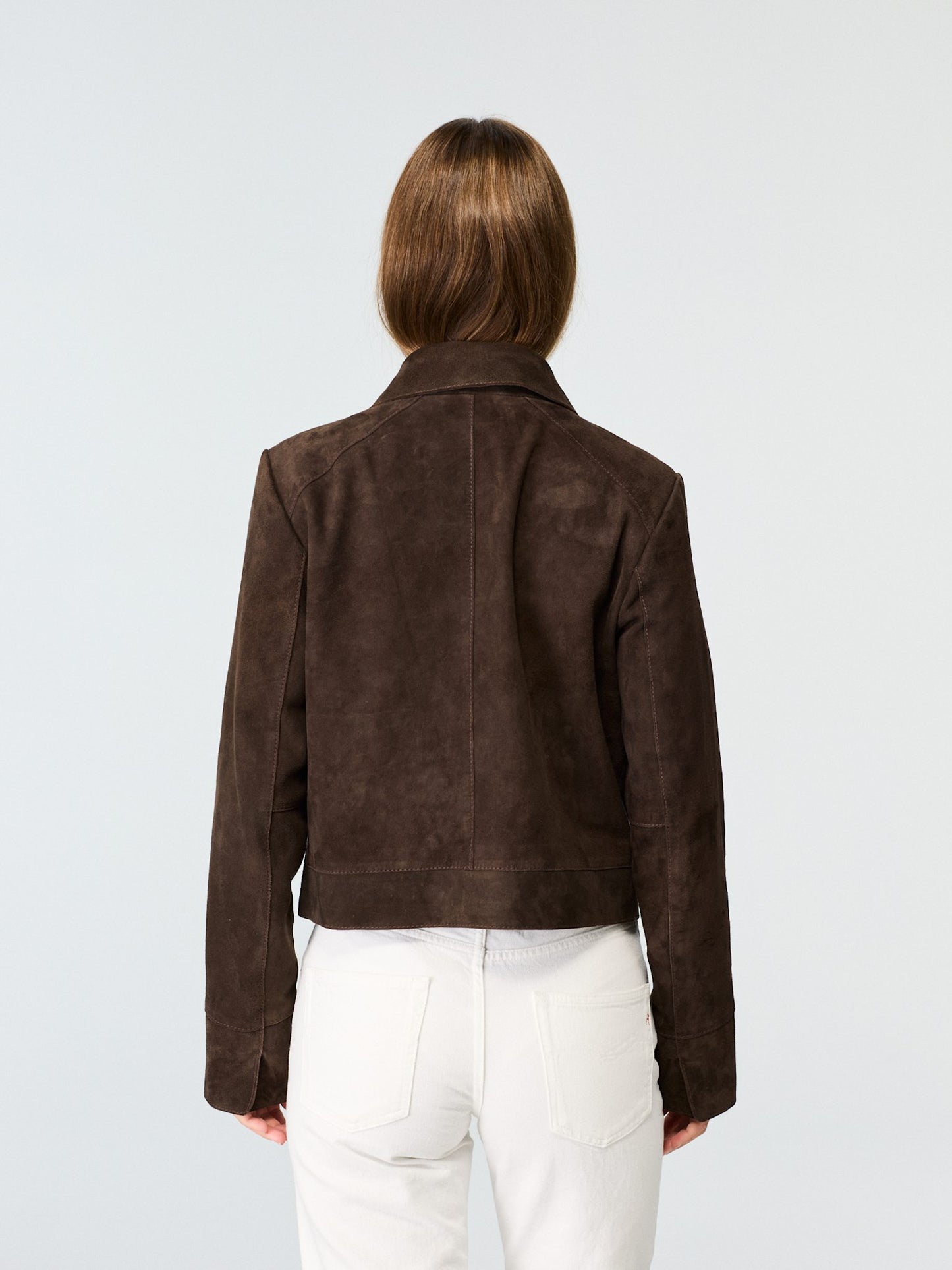 WMN SUEDE SHORT JACKET