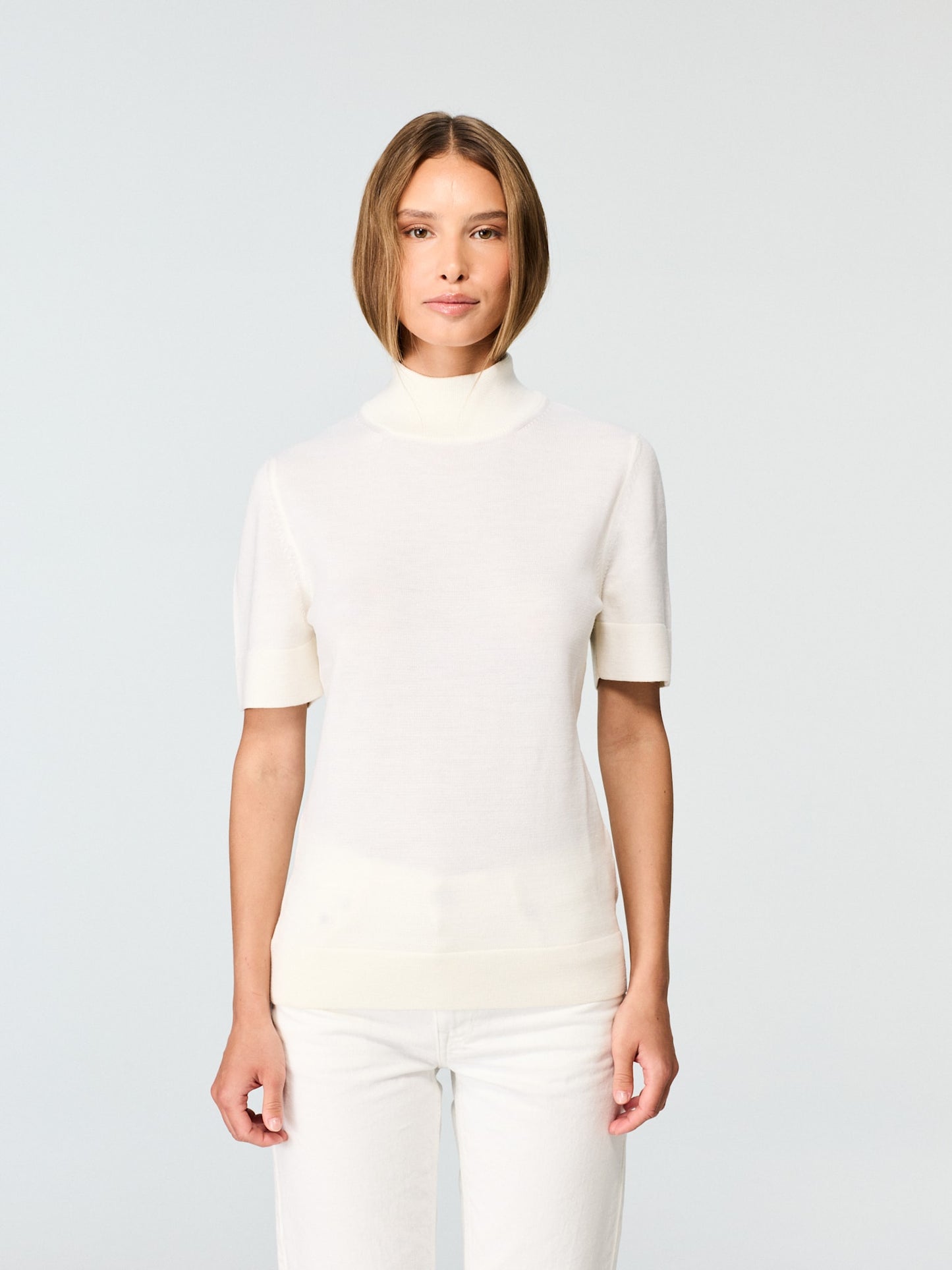 WMN MERINO SHORT SLEEVE POLO