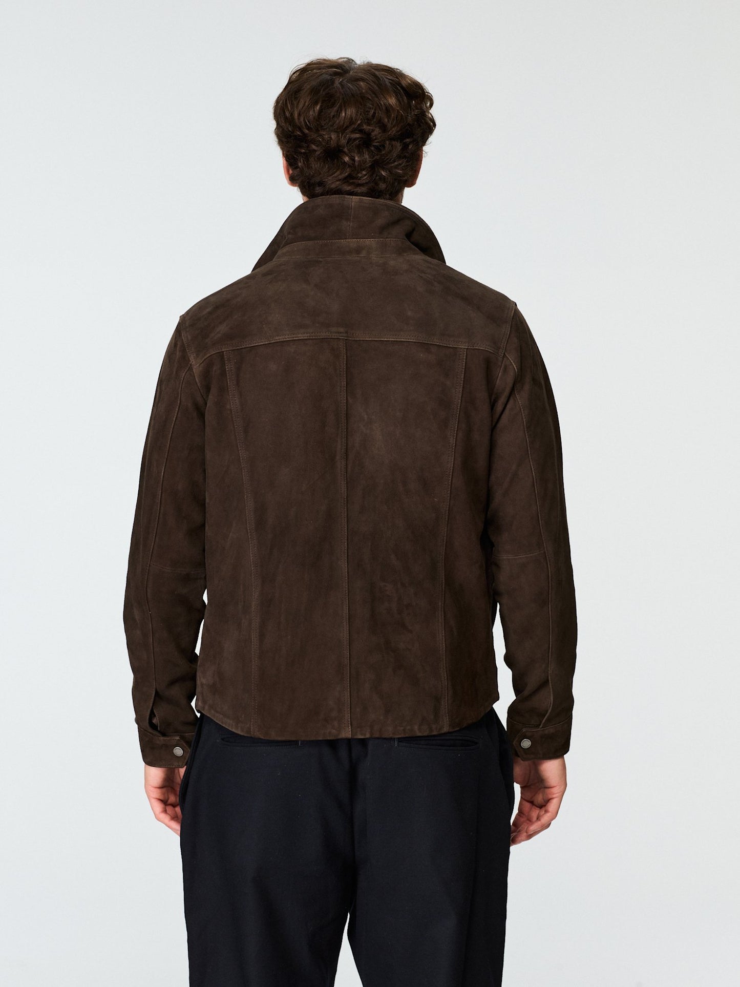 SUEDE ZIP JACKET