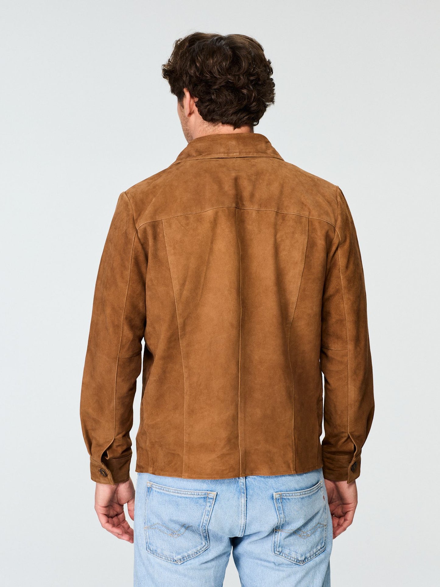 SUEDE SHIRT JACKET