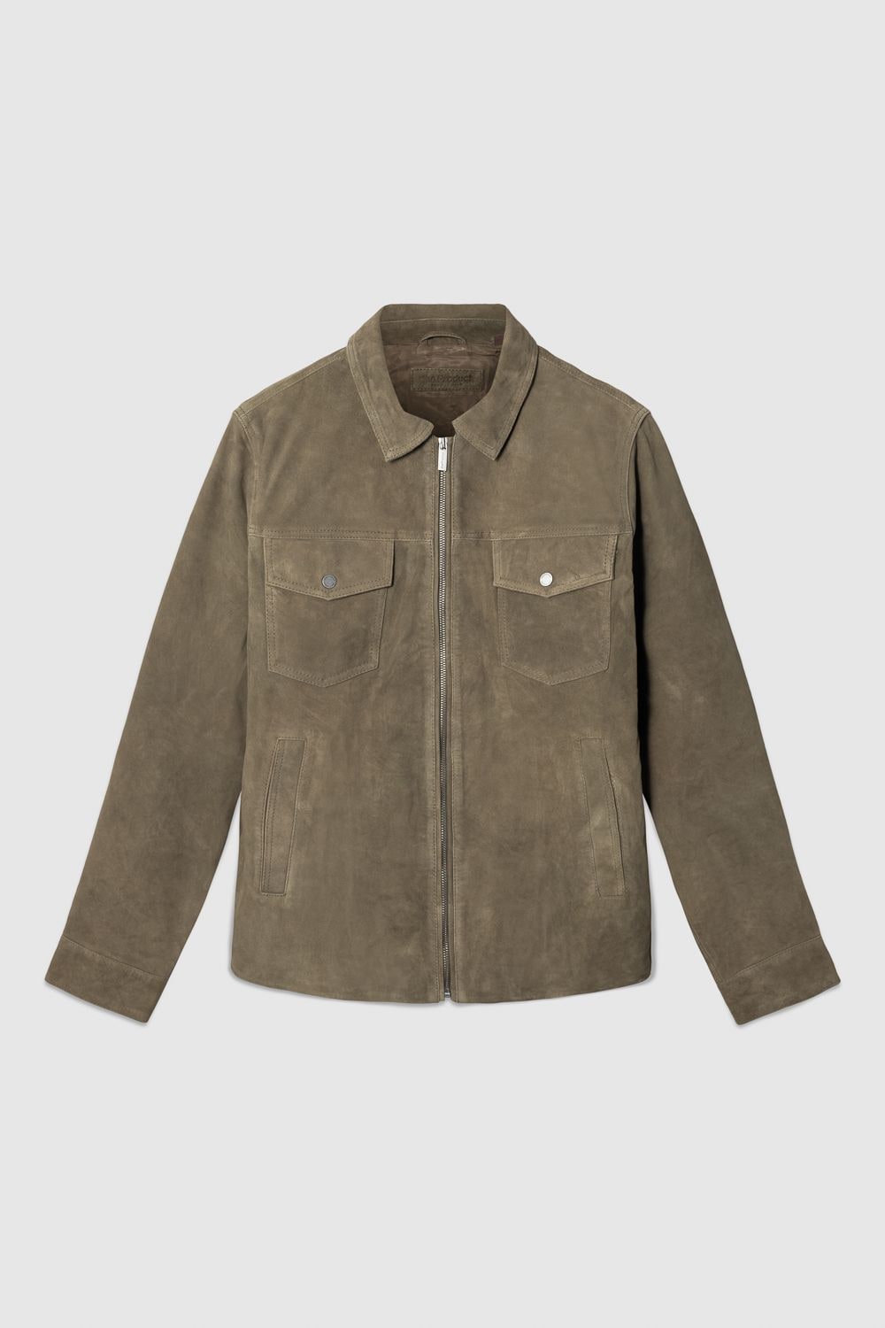 SUEDE ZIP JACKET