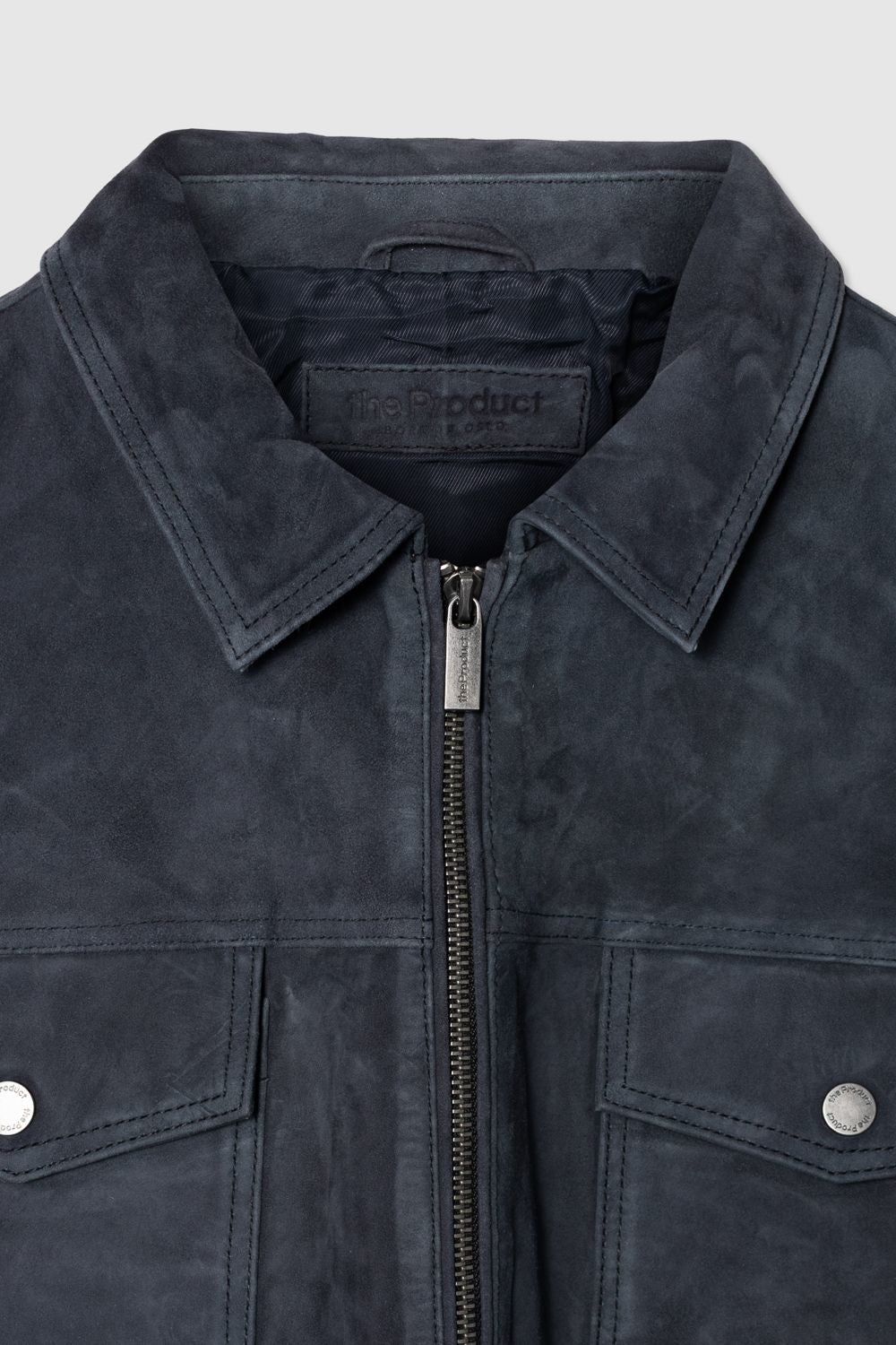 SUEDE ZIP JACKET