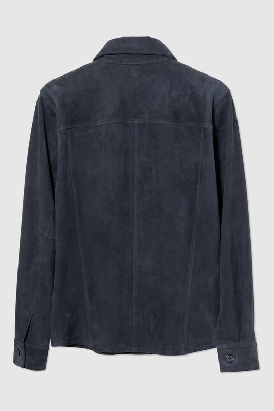 SUEDE SHIRT JACKET