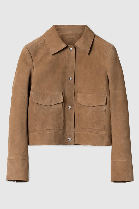 WMN SUEDE SHORT JACKET