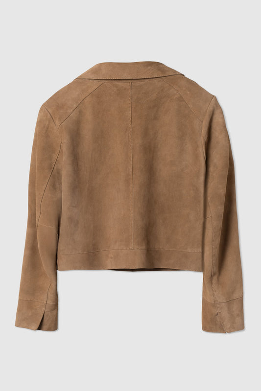 WMN SUEDE SHORT JACKET