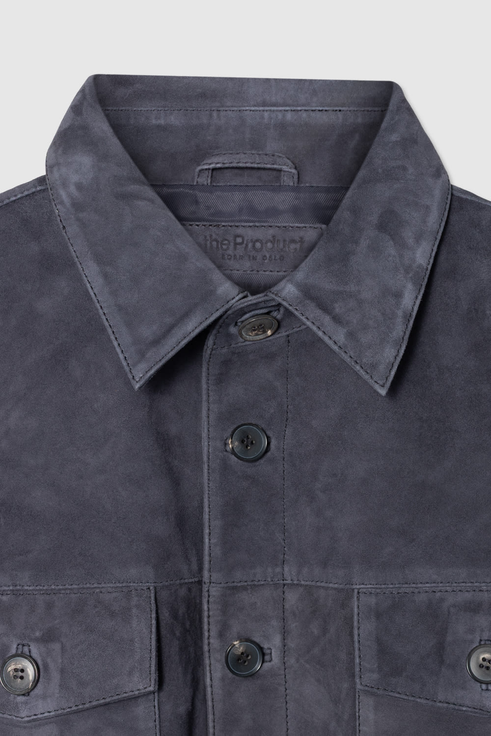 SUEDE SHIRT JACKET