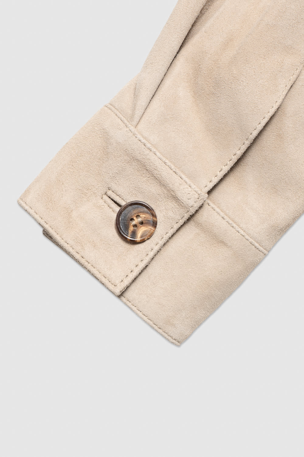 SUEDE SHIRT JACKET