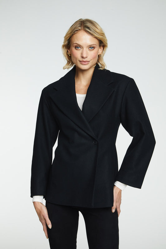 WMN WOOL JACKET SHORT