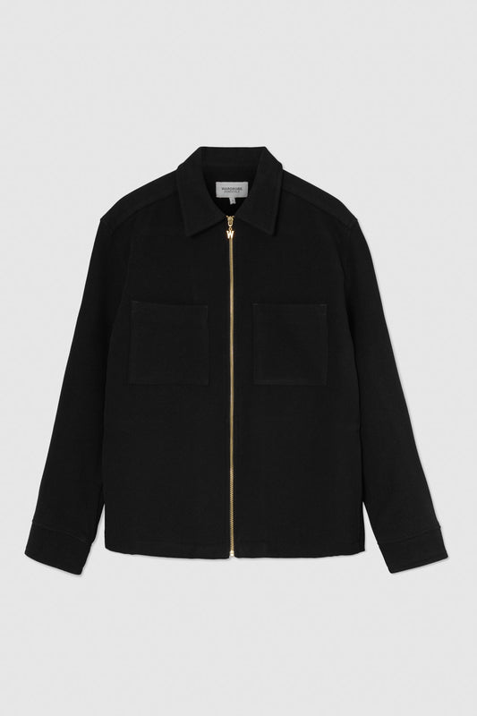 Overshirt Zipper Black