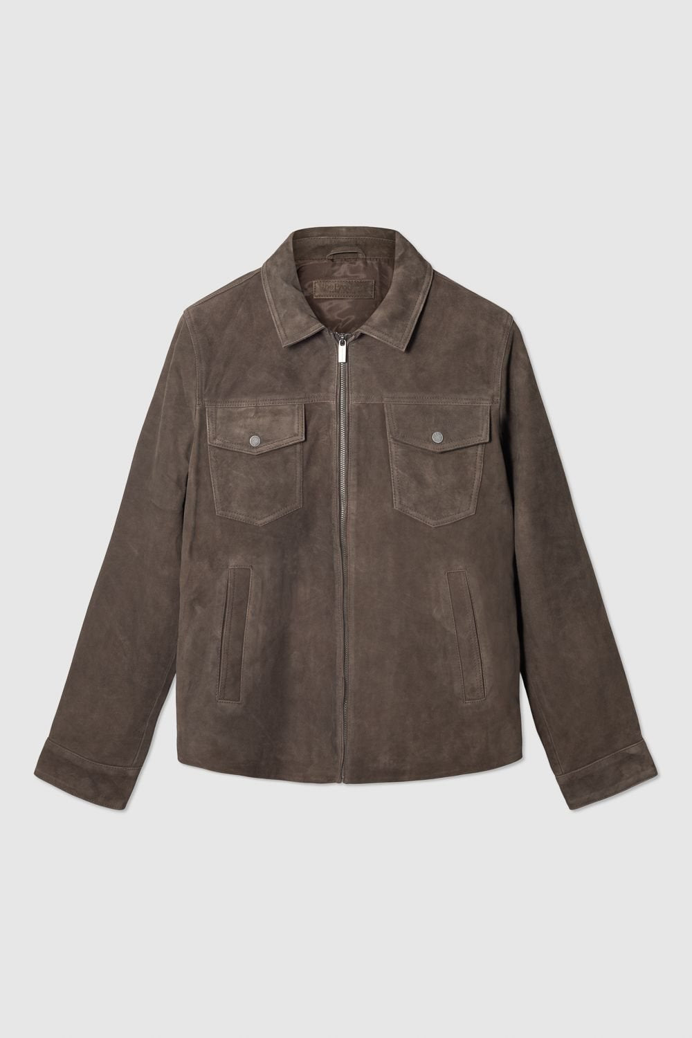 SUEDE ZIP JACKET