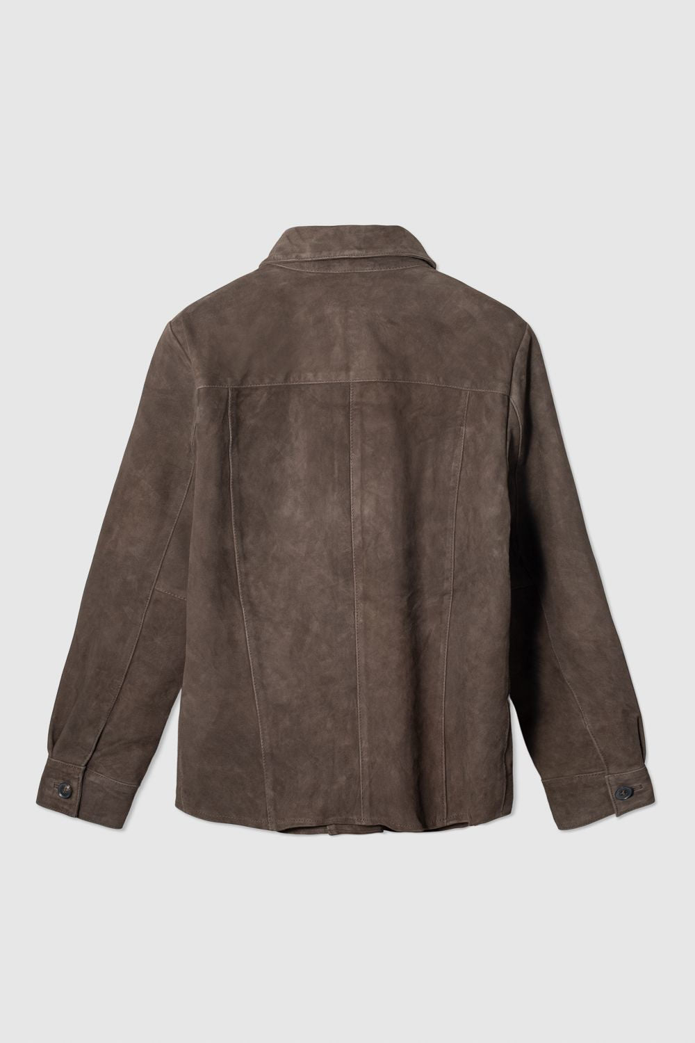 SUEDE SHIRT JACKET